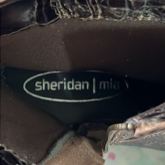 Sheridan Mia Ankle Booties Star Cutouts 36 - Picture 7 of 9